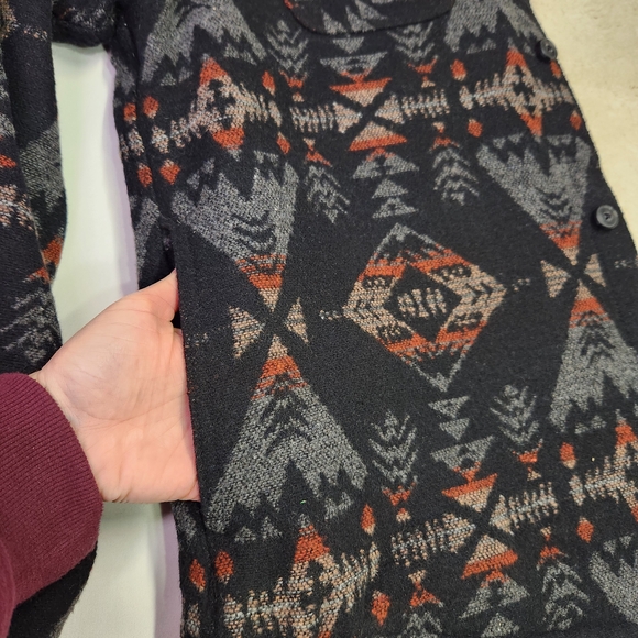 NWT Jachs New York Wool Blend Sherpa Lined Patterned Button Down – Size XL - Picture 5 of 7